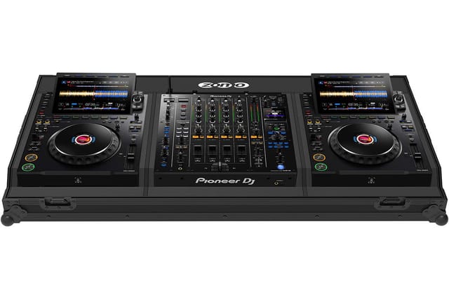 Zomo Flightcase Set-30A9X NSE negru, vedere generală a carcasei închise