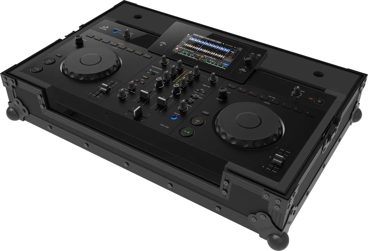 Zomo Flightcase A-XDJ-AN NSE negru, cu profile din aluminiu și închizători tip fluture