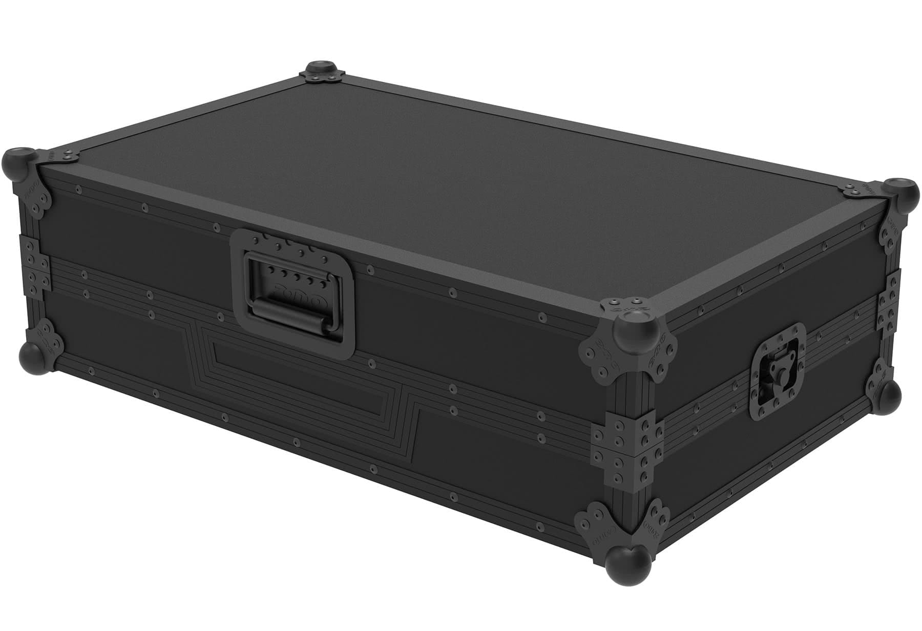Flightcase Zomo deschis cu controller Pioneer DJ DDJ-FLX10 în căptușeala interioară