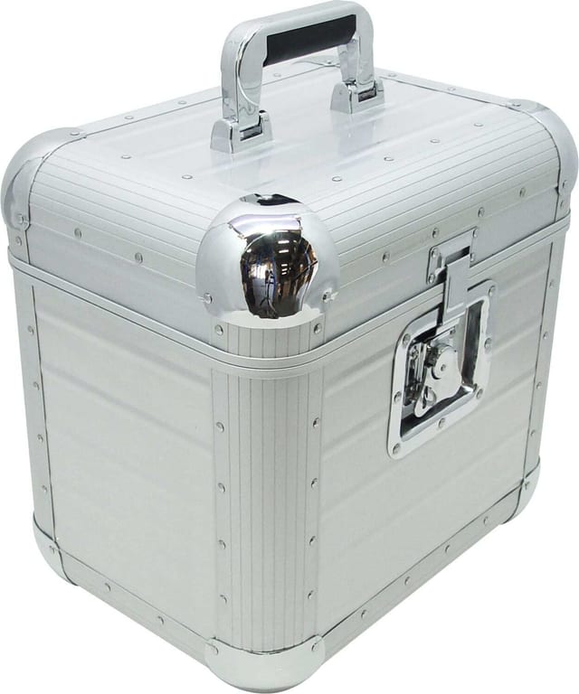 Zomo Recordcase RP-80 XT argintiu, flightcase pentru discuri vinil