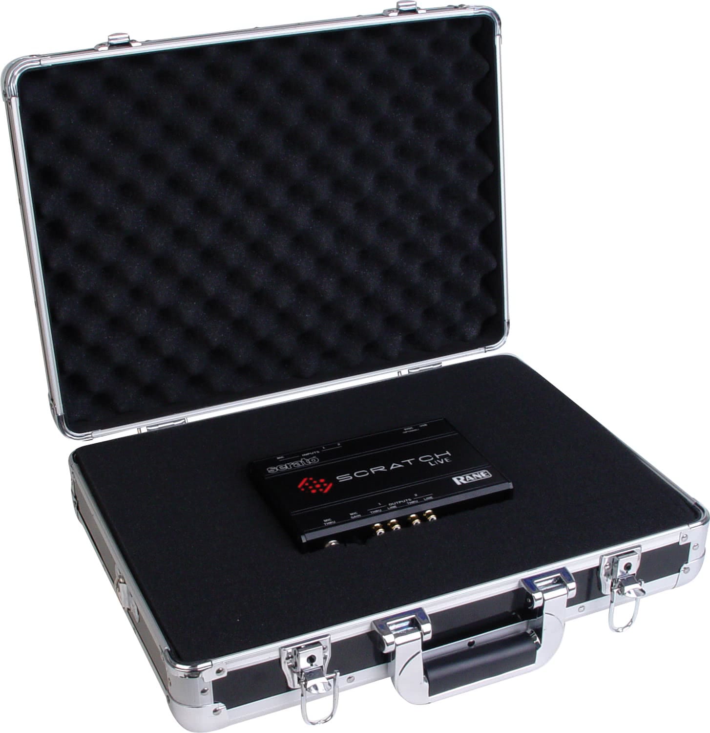Zomo Flightcase UNI-1 XT negru, vedere frontală