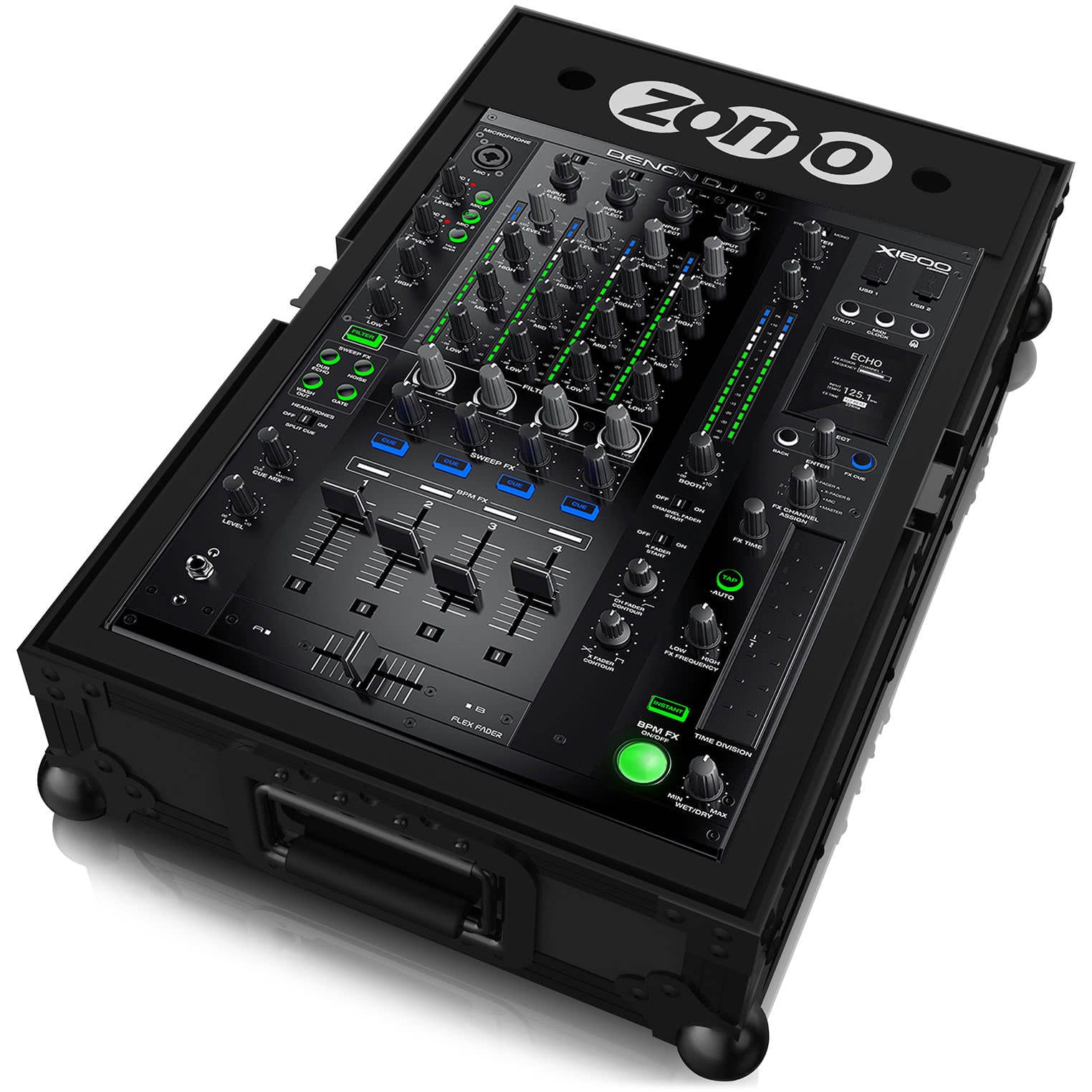 Flightcase Zomo DN-X1800 NSE negru pentru controller Denon X1800 Prime