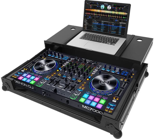 Zomo Flightcase MC-7000 Plus NSE negru, cu profile din aluminiu și închizători tip fluture