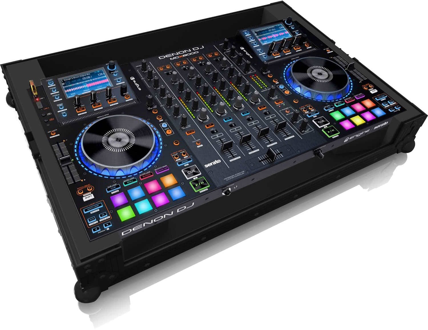 Zomo Flightcase MCX8000 NSE negru, închis, văzut din față