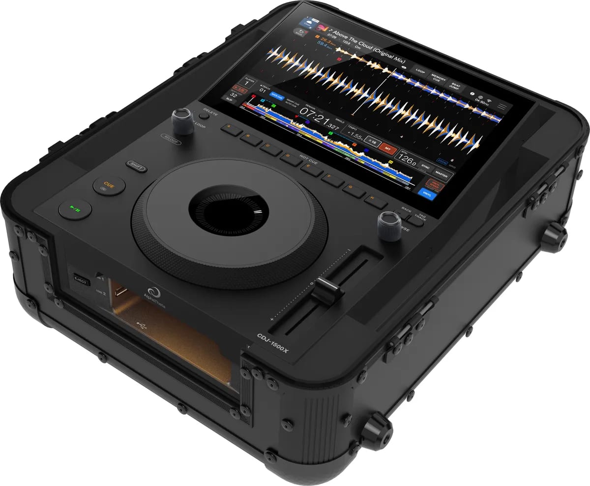 Zomo Flightcase MFC-1500X negru, vedere generală, pentru AlphaTheta CDJ-1500X