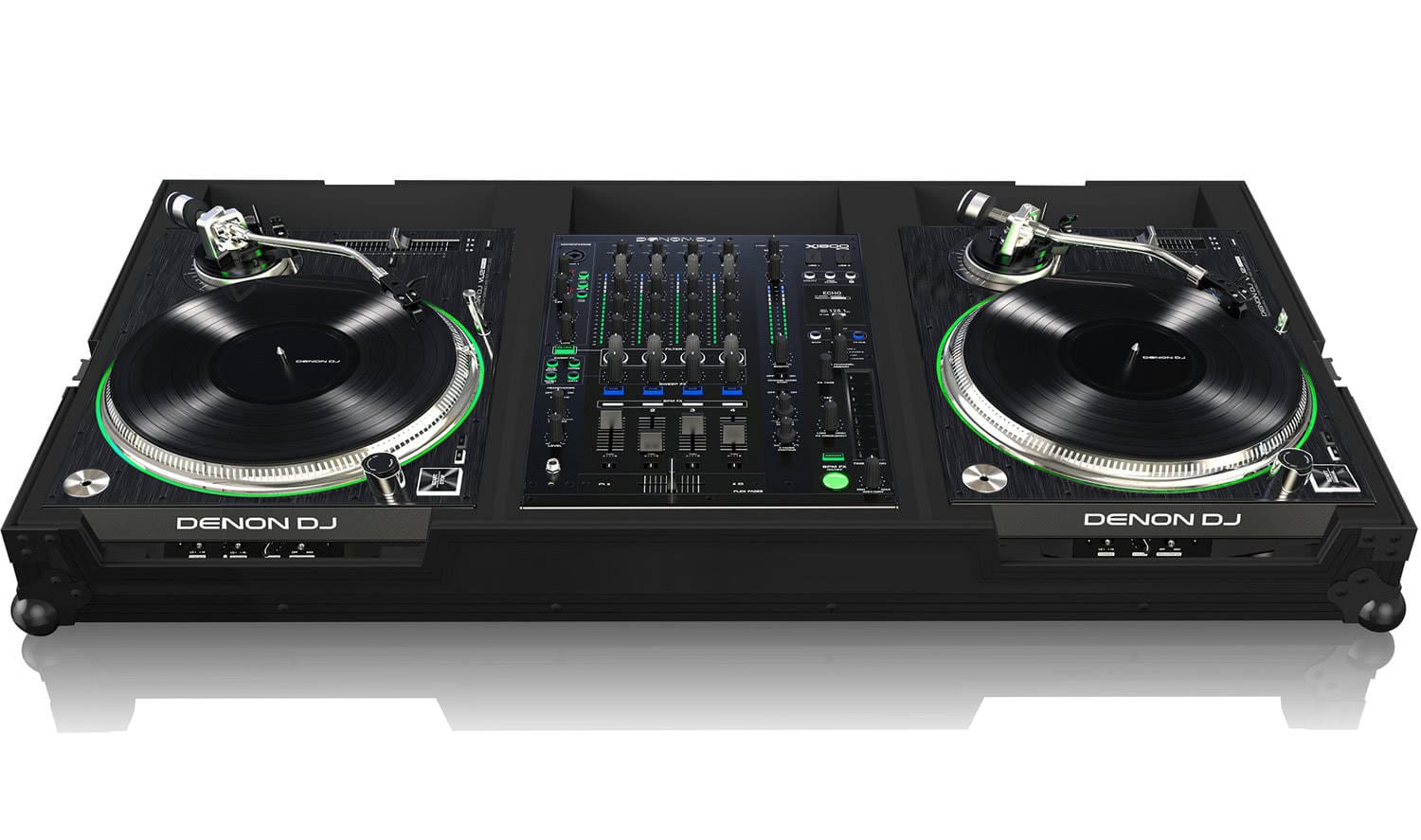 Zomo Flightcase VLX-1800 NSE negru, vedere generală, pentru Denon Prime