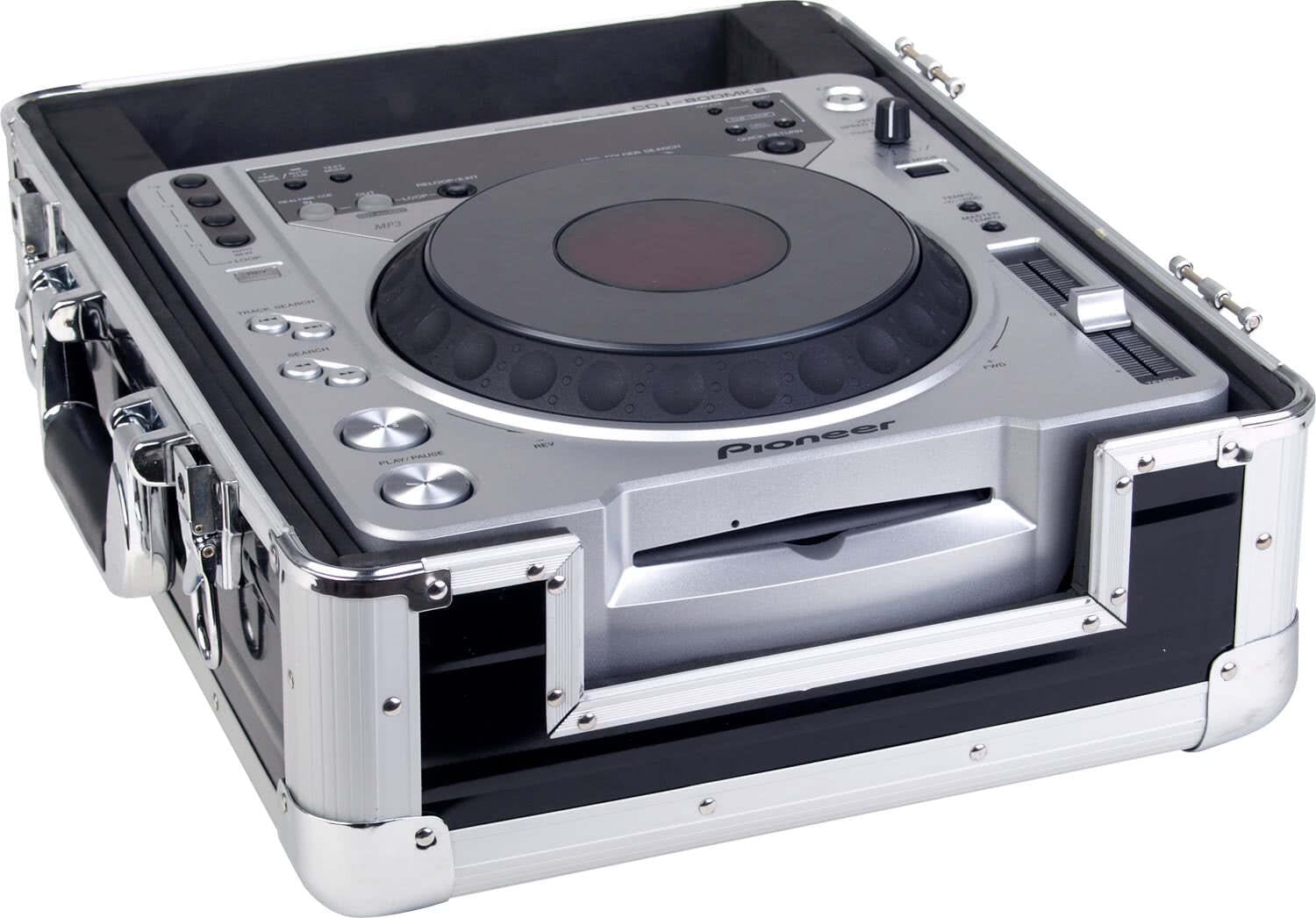 Zomo Flightcase CDJ-1 XT argintiu, capac închis