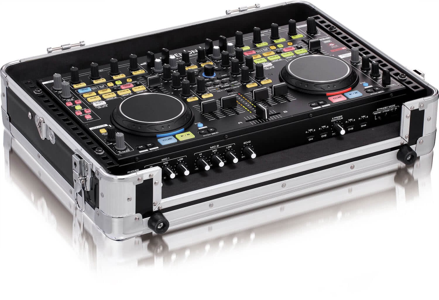 Zomo Flightcase MFC-6000 negru, vedere din față