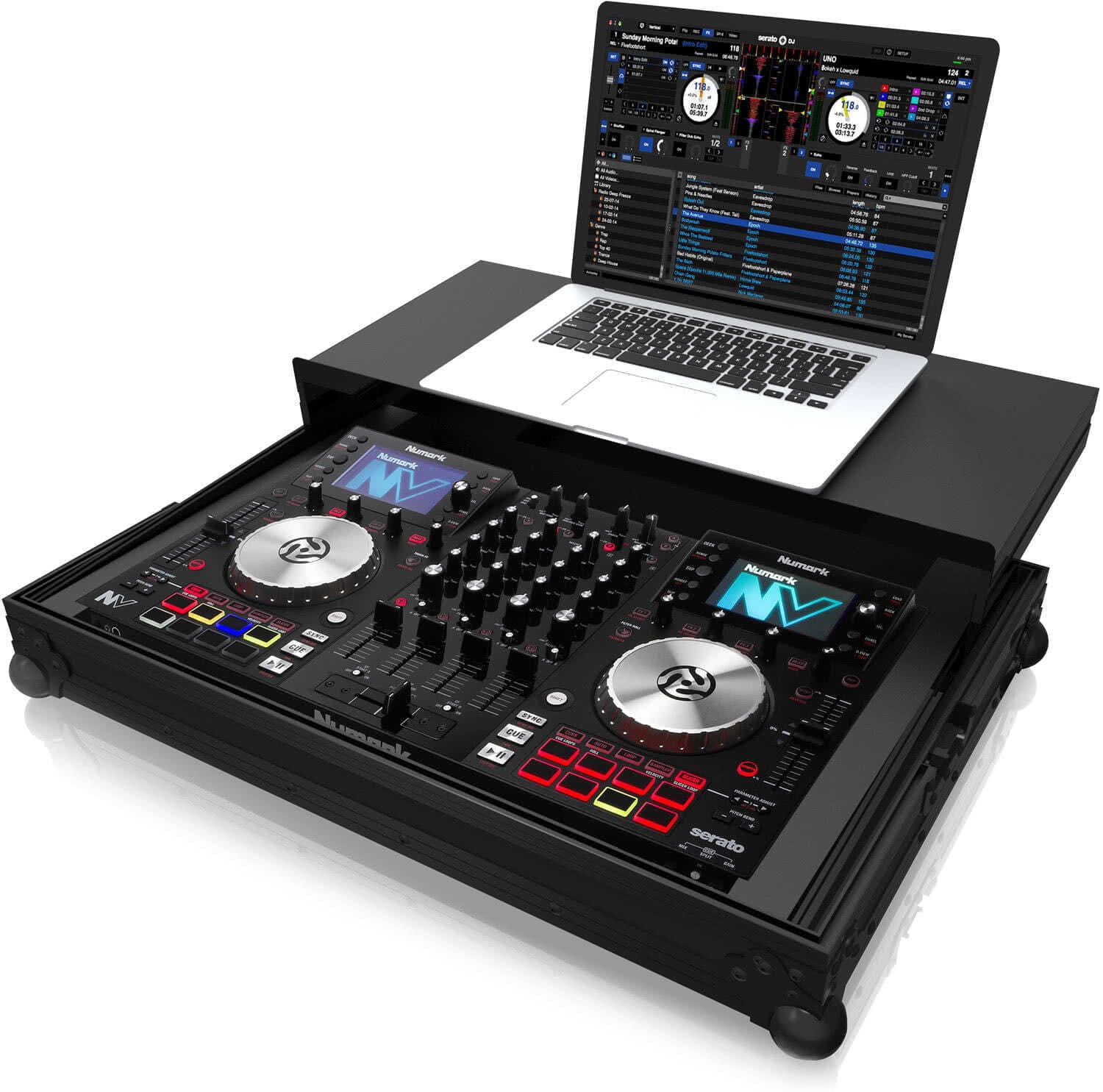 Zomo Flightcase NV Plus NSE negru, flightcase pentru controller Numark NV și NVII