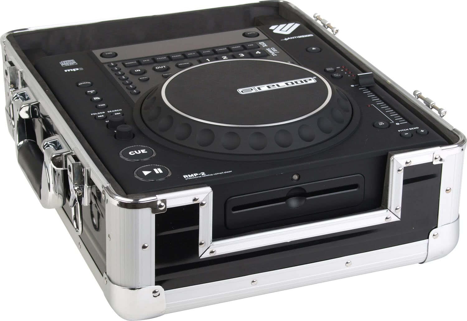 Zomo Flightcase CDJ-1 XT argintiu, unghi 3/4