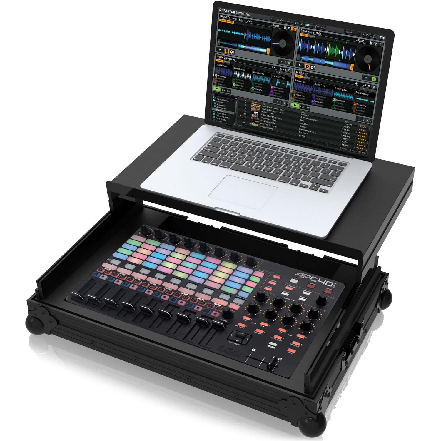Zomo Flightcase APC-40 Plus NSE negru pentru controllerul Akai APC-40 MKII