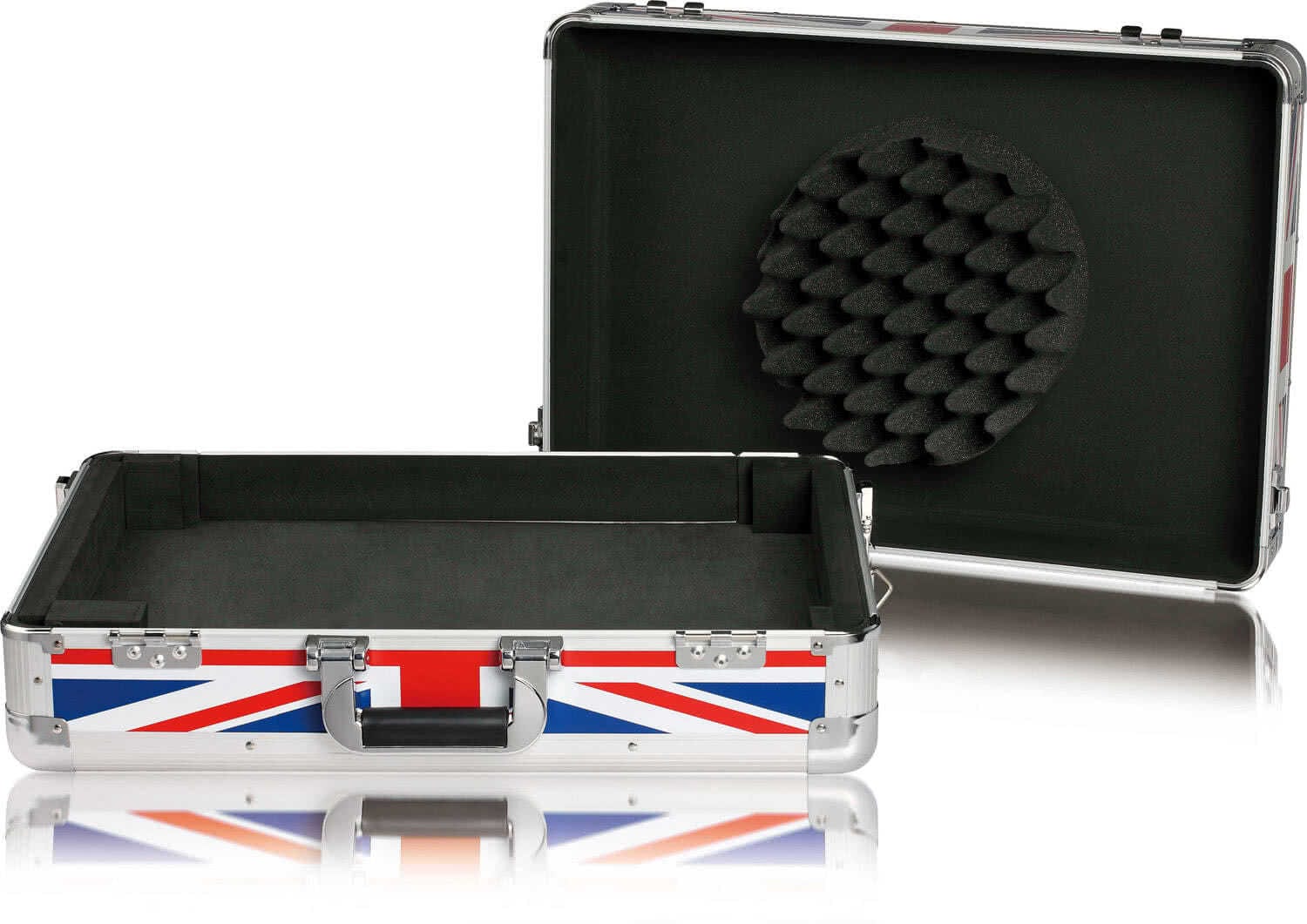 Flightcase Zomo MFC-S4 UK-Flag, detaliu grafic și capac