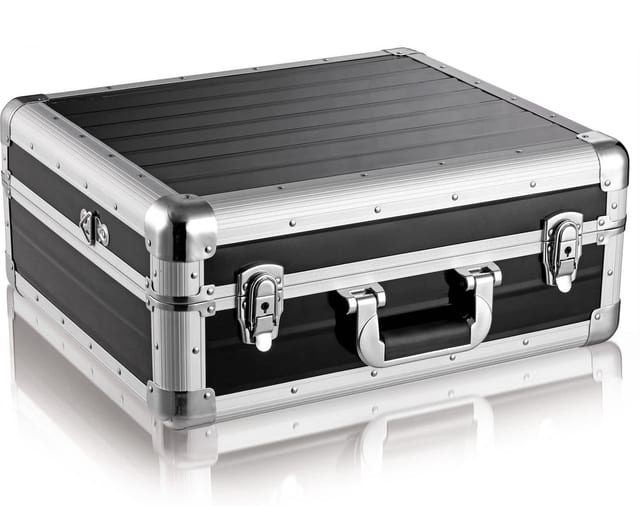 Zomo Flightcase CDJ-13 XT negru, vedere frontală
