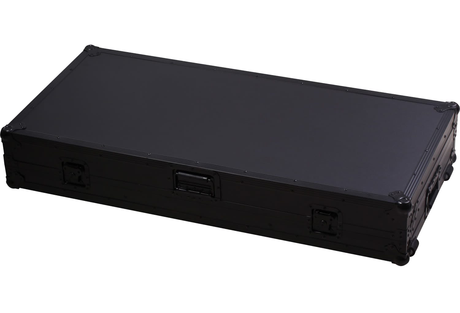 Zomo Flightcase Set 2200 NSE, detaliu cu capacul frontal și închizătorile tip fluture
