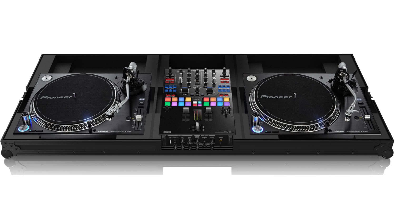 Zomo Flightcase Set PLX9 NSE negru, vedere generală a carcasei