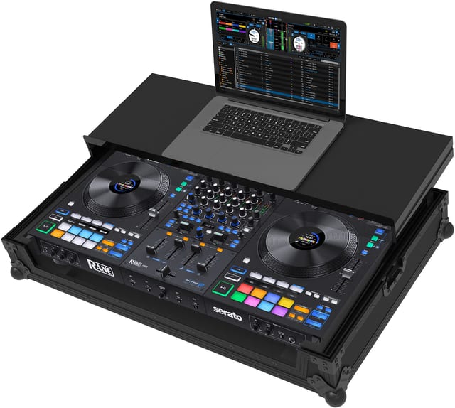 Zomo Flightcase Rane Four Plus NSE negru, vedere generală, închis